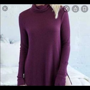 Maroon Turtleneck Sweater